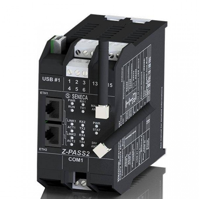 SENECA Z-PASS2-S ENERGY (OLD VER.) RTU / Контроллеры для управления энергопотреблением 21397